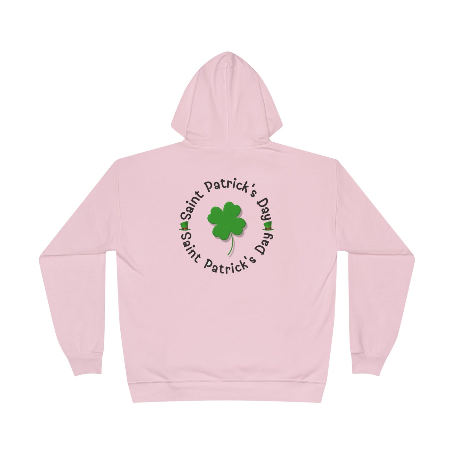 Saint Patrick's Day "Lucky" Ireland Flag Unisex EcoSmartĀ® Pullover Hoodie Sweatshirt