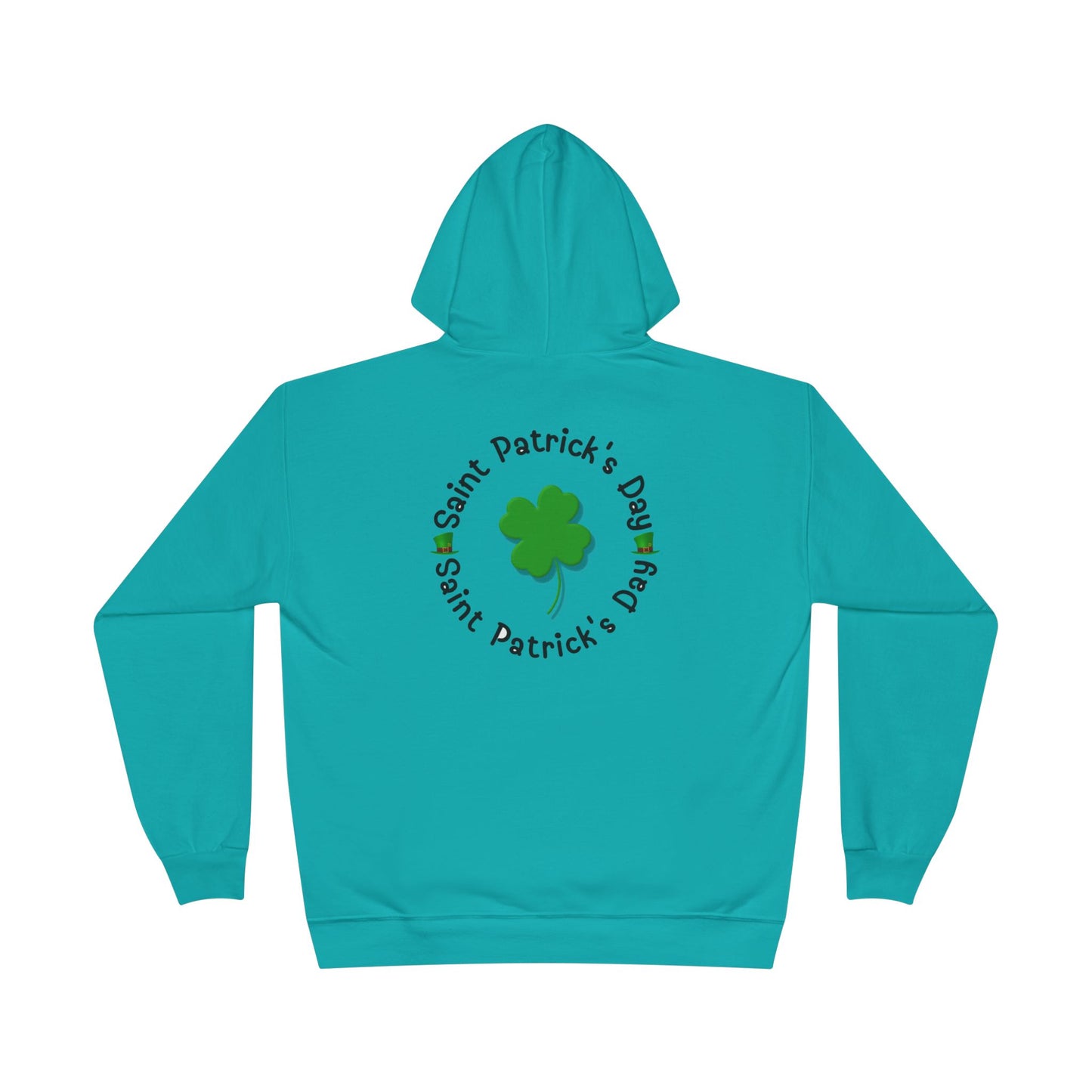 Saint Patrick's Day "Lucky" Ireland Flag Unisex EcoSmartĀ® Pullover Hoodie Sweatshirt