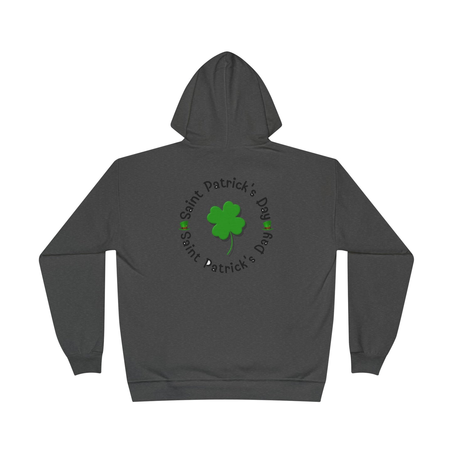 Saint Patrick's Day "Lucky" Ireland Flag Unisex EcoSmartĀ® Pullover Hoodie Sweatshirt