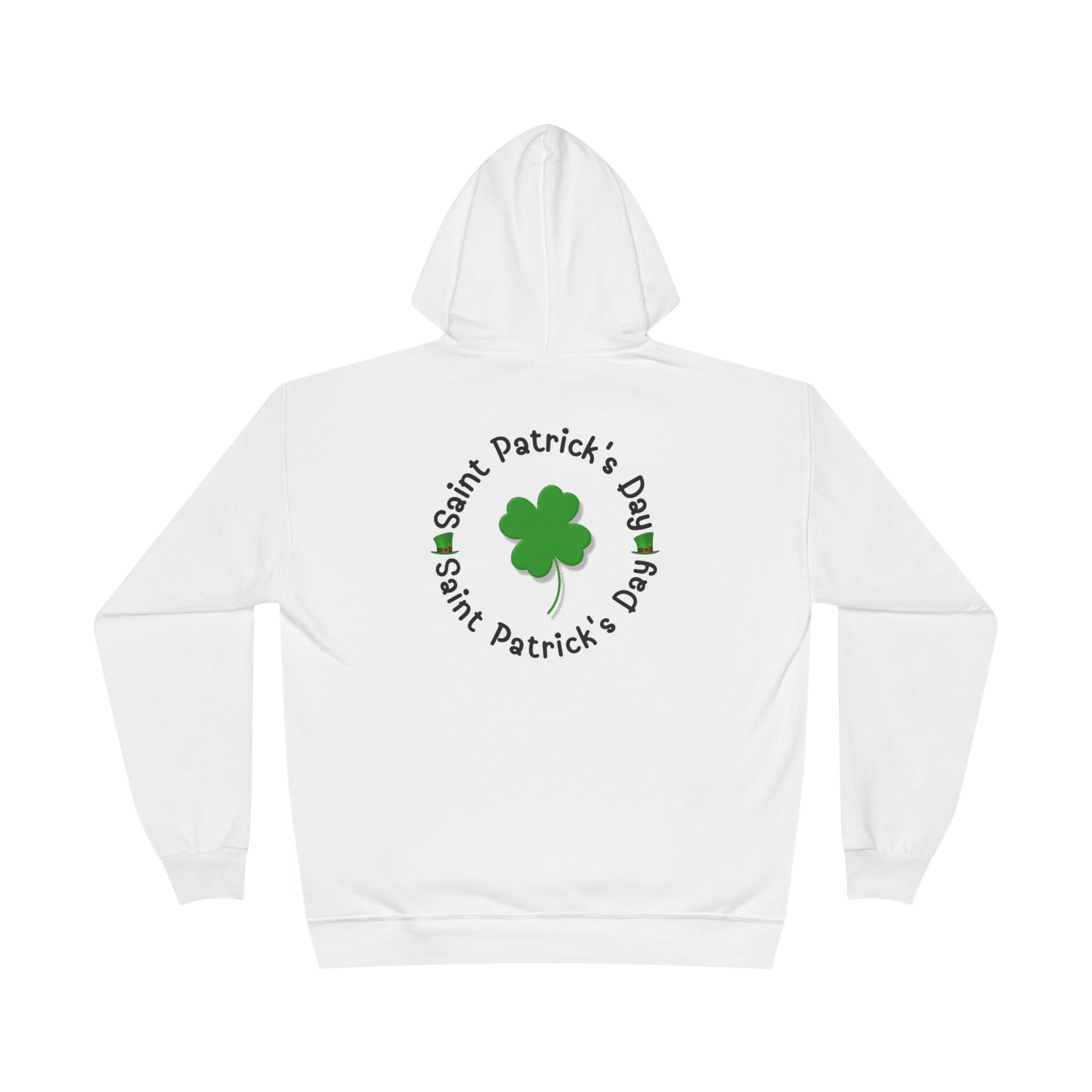 Saint Patrick's Day "Lucky" Ireland Flag Unisex EcoSmartĀ® Pullover Hoodie Sweatshirt