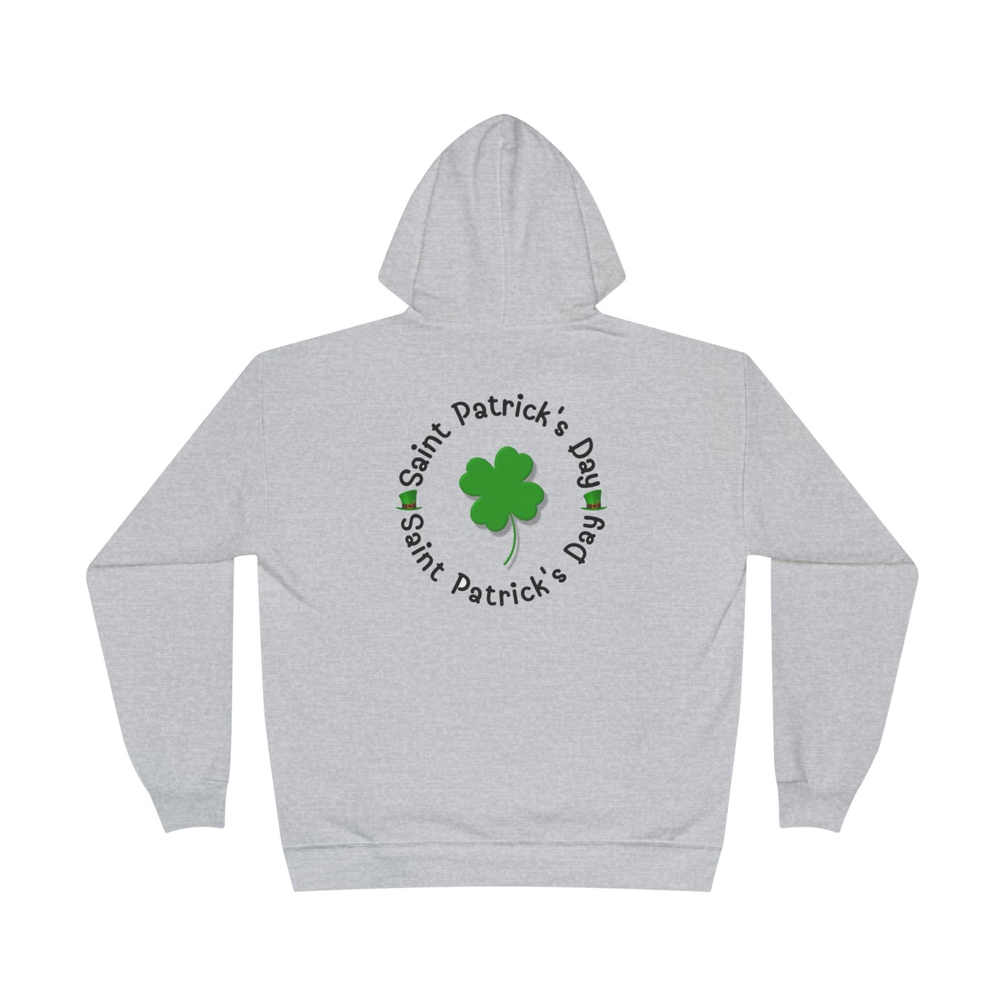 Saint Patrick's Day "Lucky" Ireland Flag Unisex EcoSmartĀ® Pullover Hoodie Sweatshirt