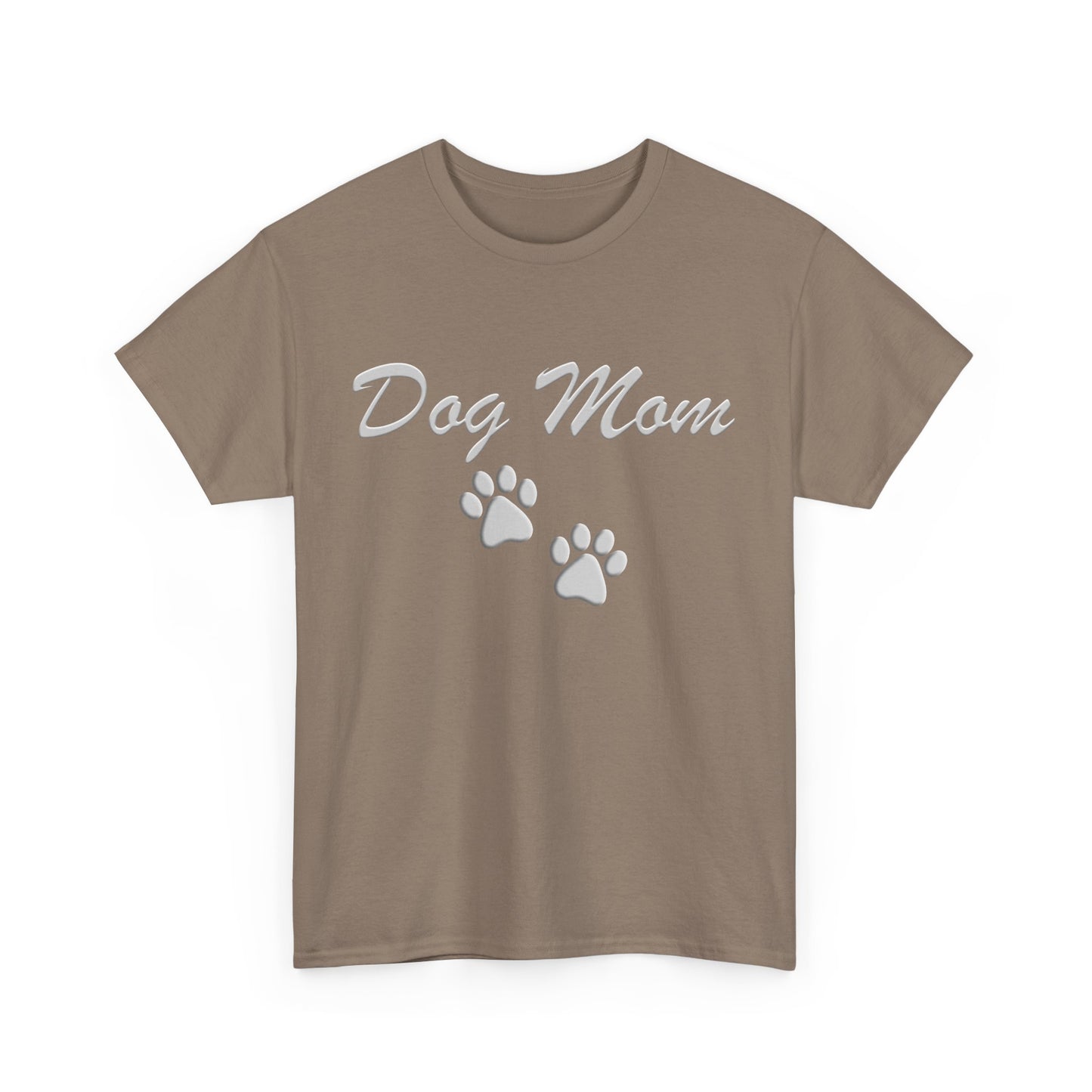 Dog Mom Paw Women's Heavy Cotton Tee