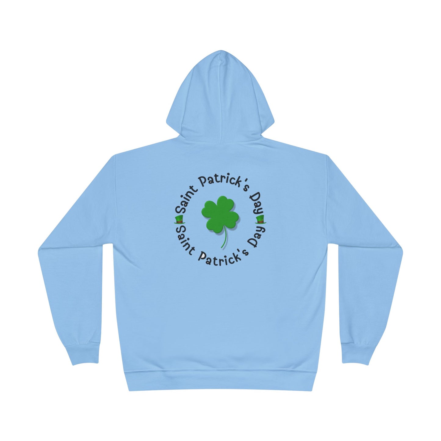 Saint Patrick's Day "Lucky" Ireland Flag Unisex EcoSmartĀ® Pullover Hoodie Sweatshirt