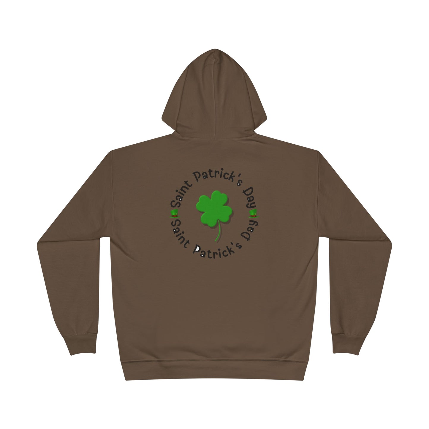 Saint Patrick's Day "Lucky" Ireland Flag Unisex EcoSmartĀ® Pullover Hoodie Sweatshirt
