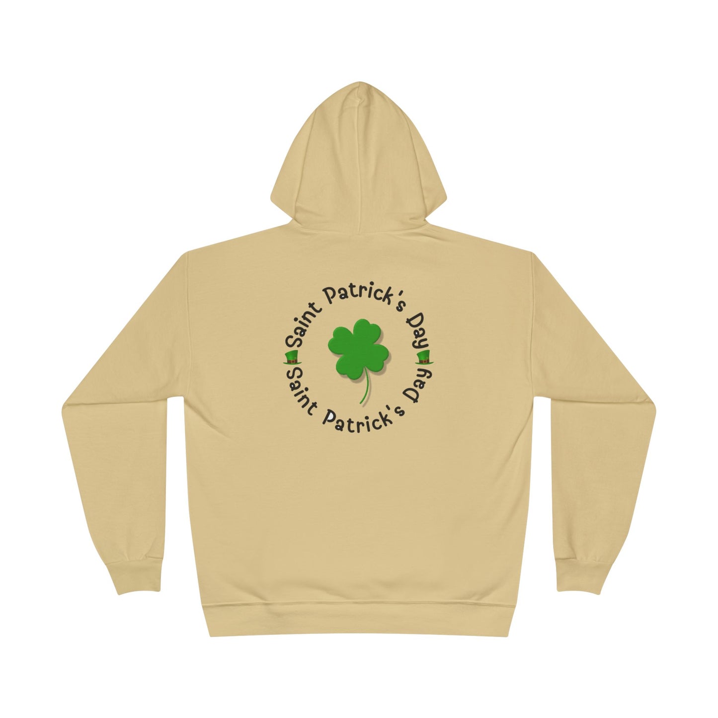 Saint Patrick's Day "Lucky" Ireland Flag Unisex EcoSmartĀ® Pullover Hoodie Sweatshirt