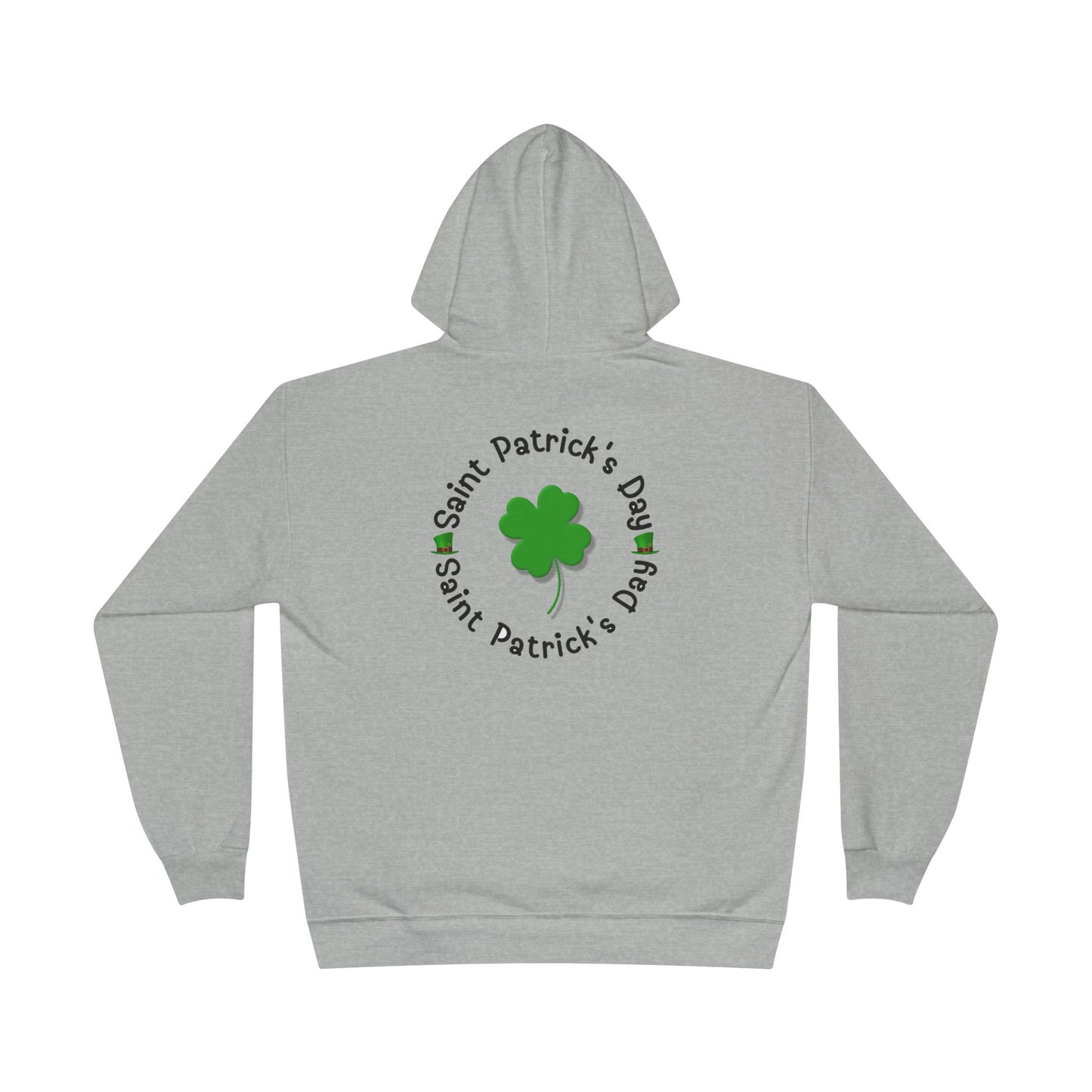 Saint Patrick's Day "Lucky" Ireland Flag Unisex EcoSmartĀ® Pullover Hoodie Sweatshirt