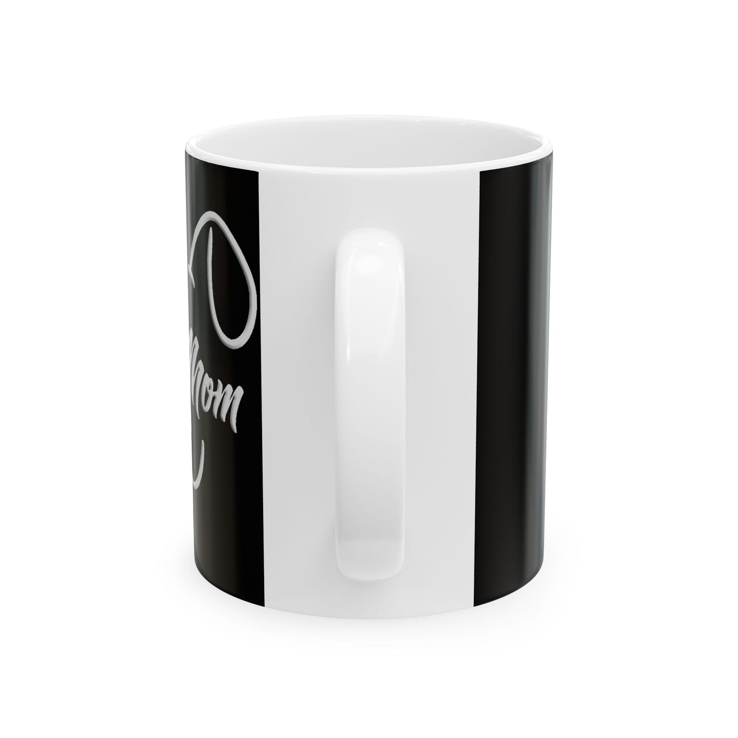 Dog Mom - Black Ceramic Coffee Mug - Stylish & Durable (11oz, 15oz)
