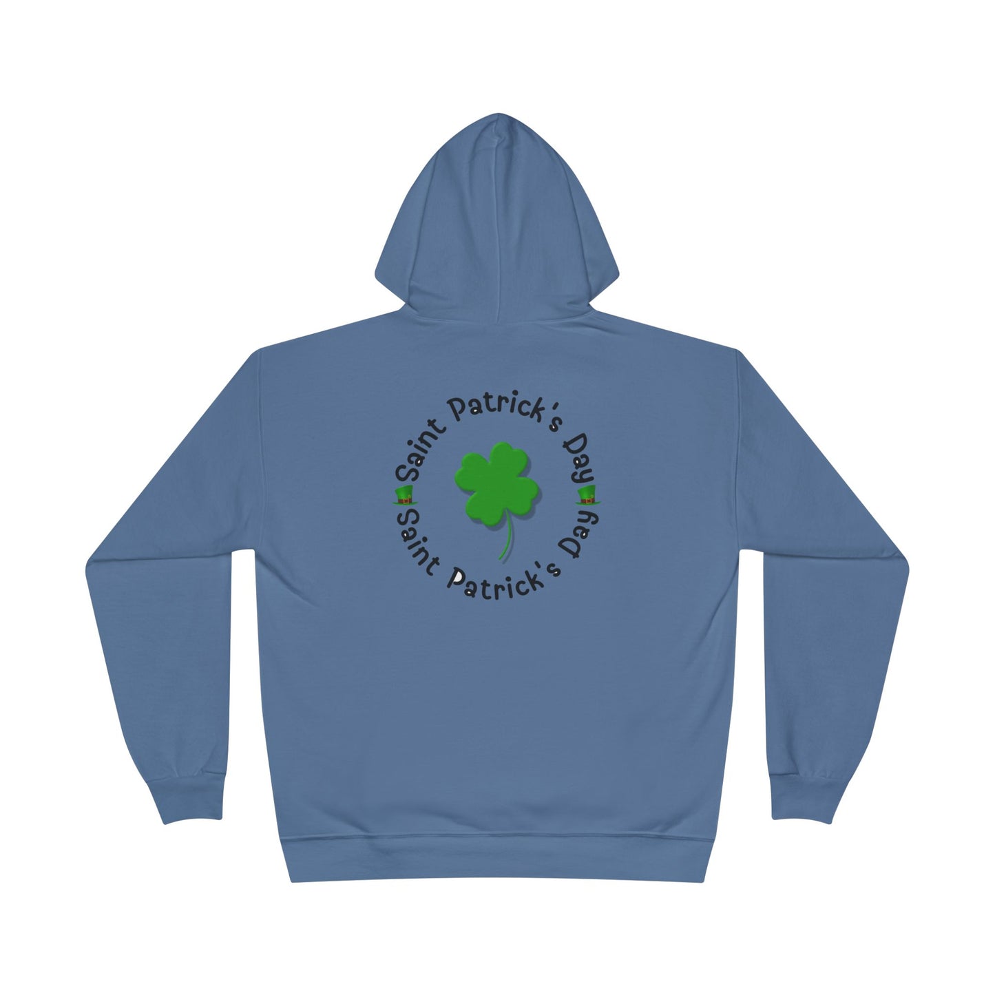 Saint Patrick's Day "Lucky" Ireland Flag Unisex EcoSmartĀ® Pullover Hoodie Sweatshirt