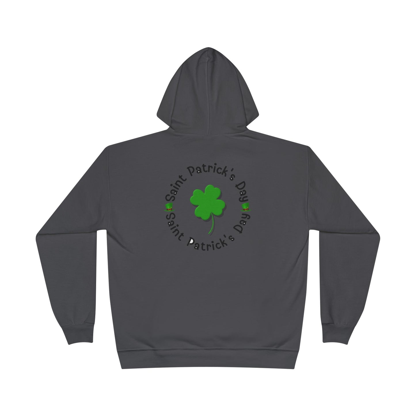 Saint Patrick's Day "Lucky" Ireland Flag Unisex EcoSmartĀ® Pullover Hoodie Sweatshirt