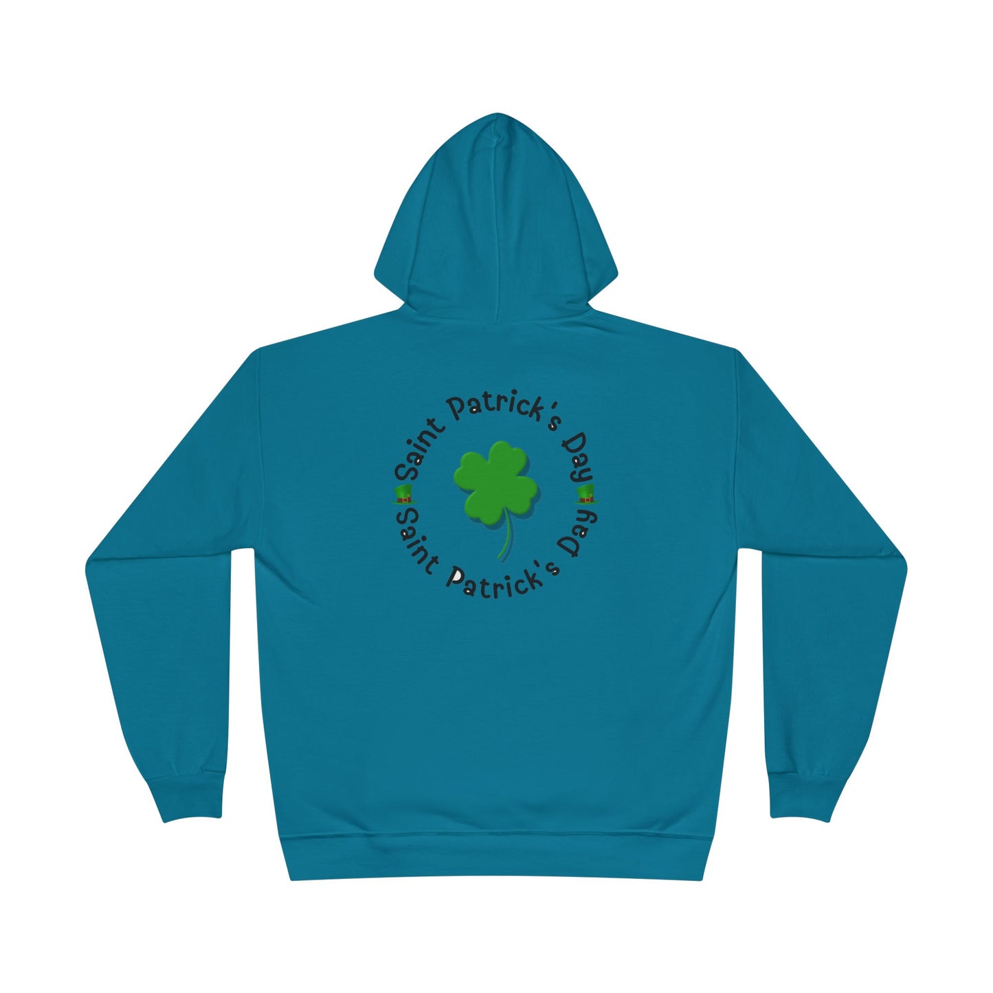 Saint Patrick's Day "Lucky" Ireland Flag Unisex EcoSmartĀ® Pullover Hoodie Sweatshirt