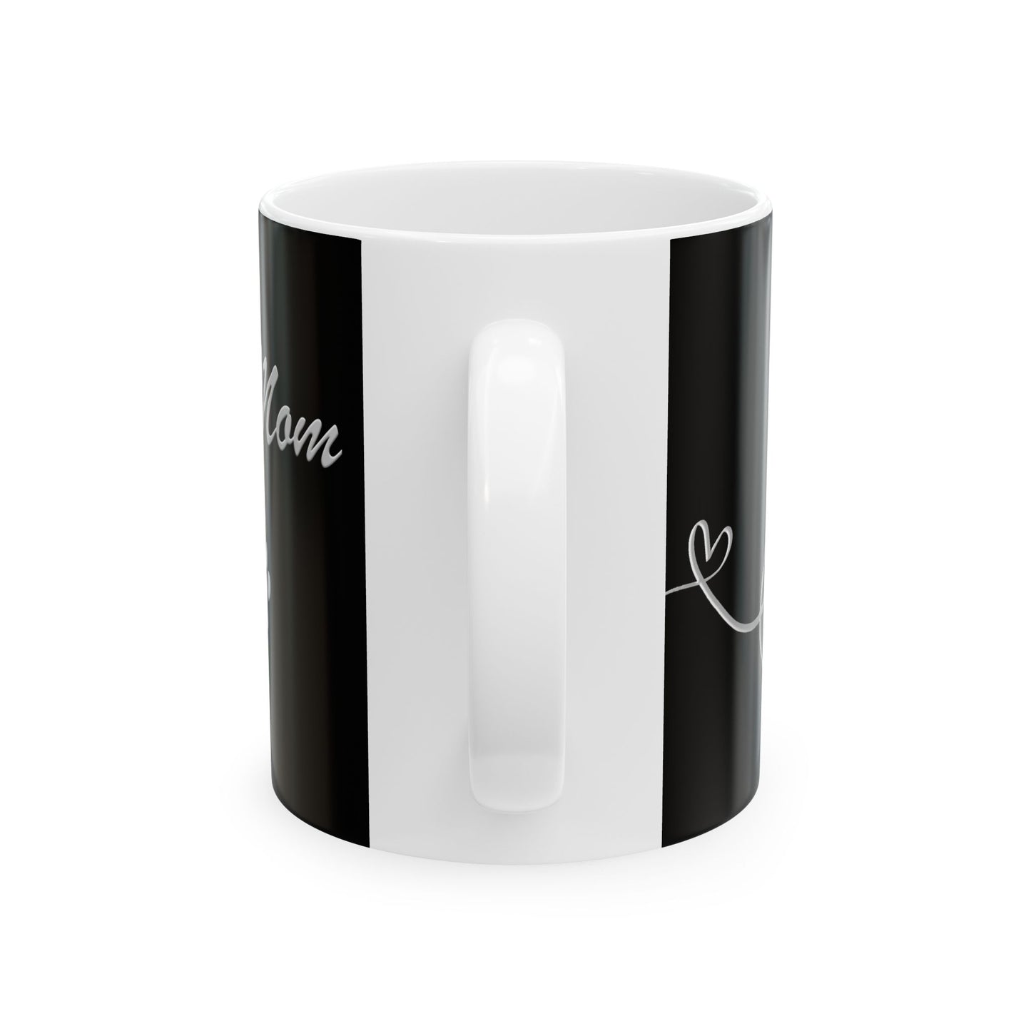 Dog Mom Black Ceramic Coffee Mug Stylish & Durable (11oz, 15oz)