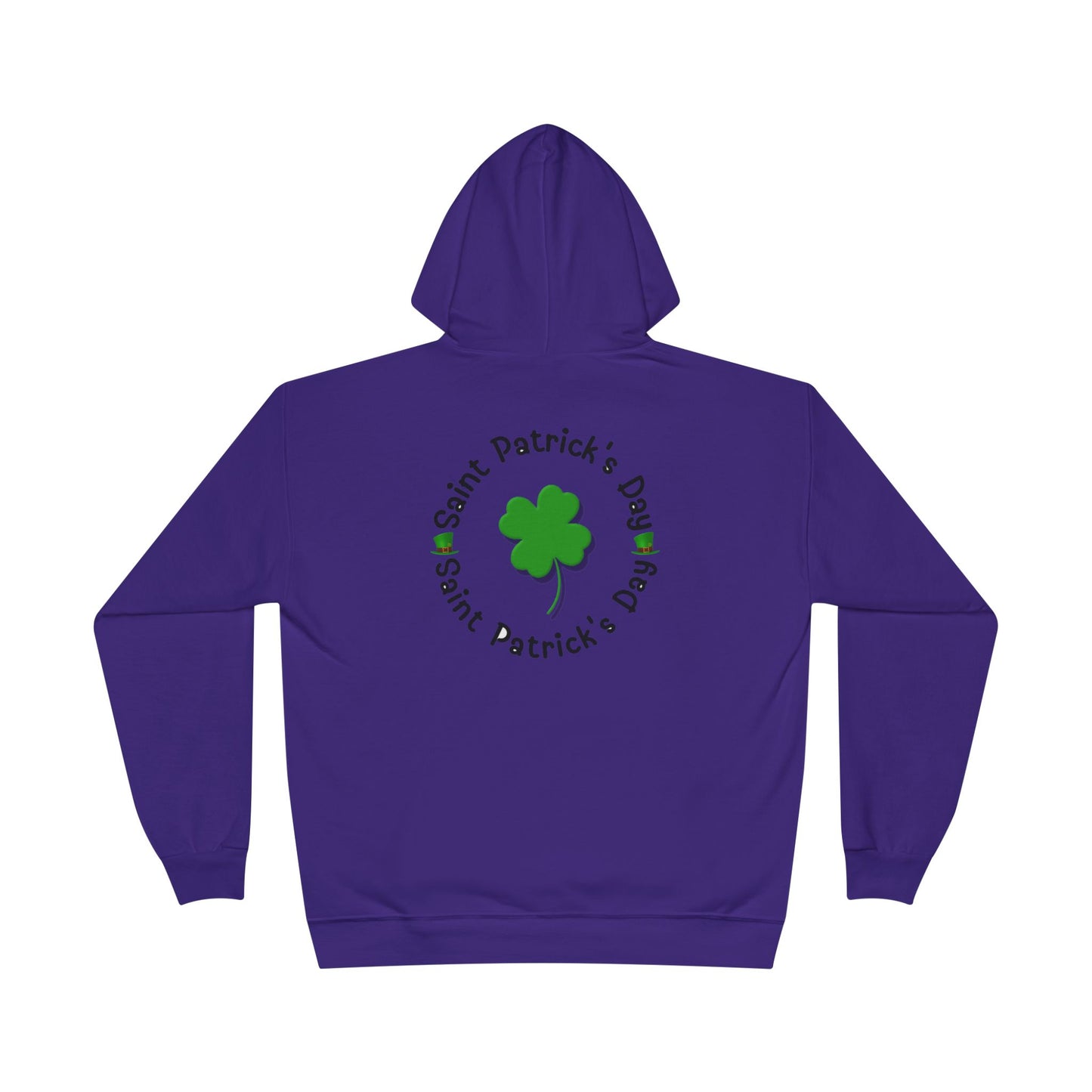 Saint Patrick's Day "Lucky" Ireland Flag Unisex EcoSmartĀ® Pullover Hoodie Sweatshirt