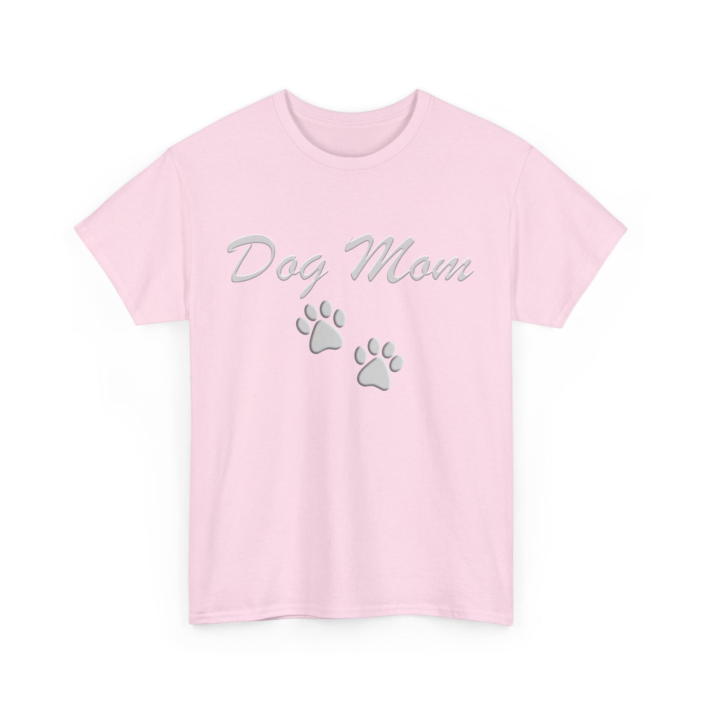 Dog Mom Paw Women's Heavy Cotton Tee