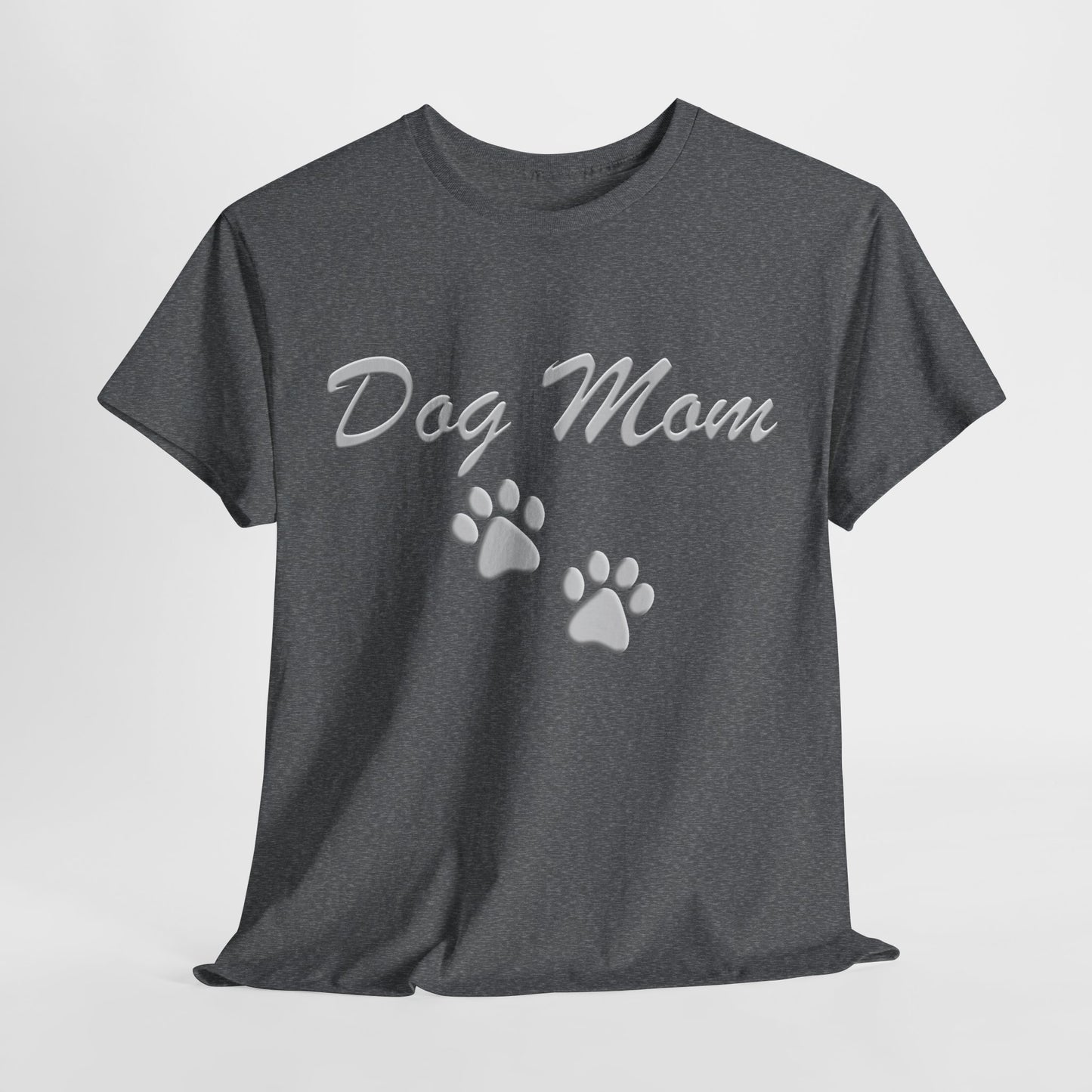 Dog Mom Paw Women's Heavy Cotton Tee