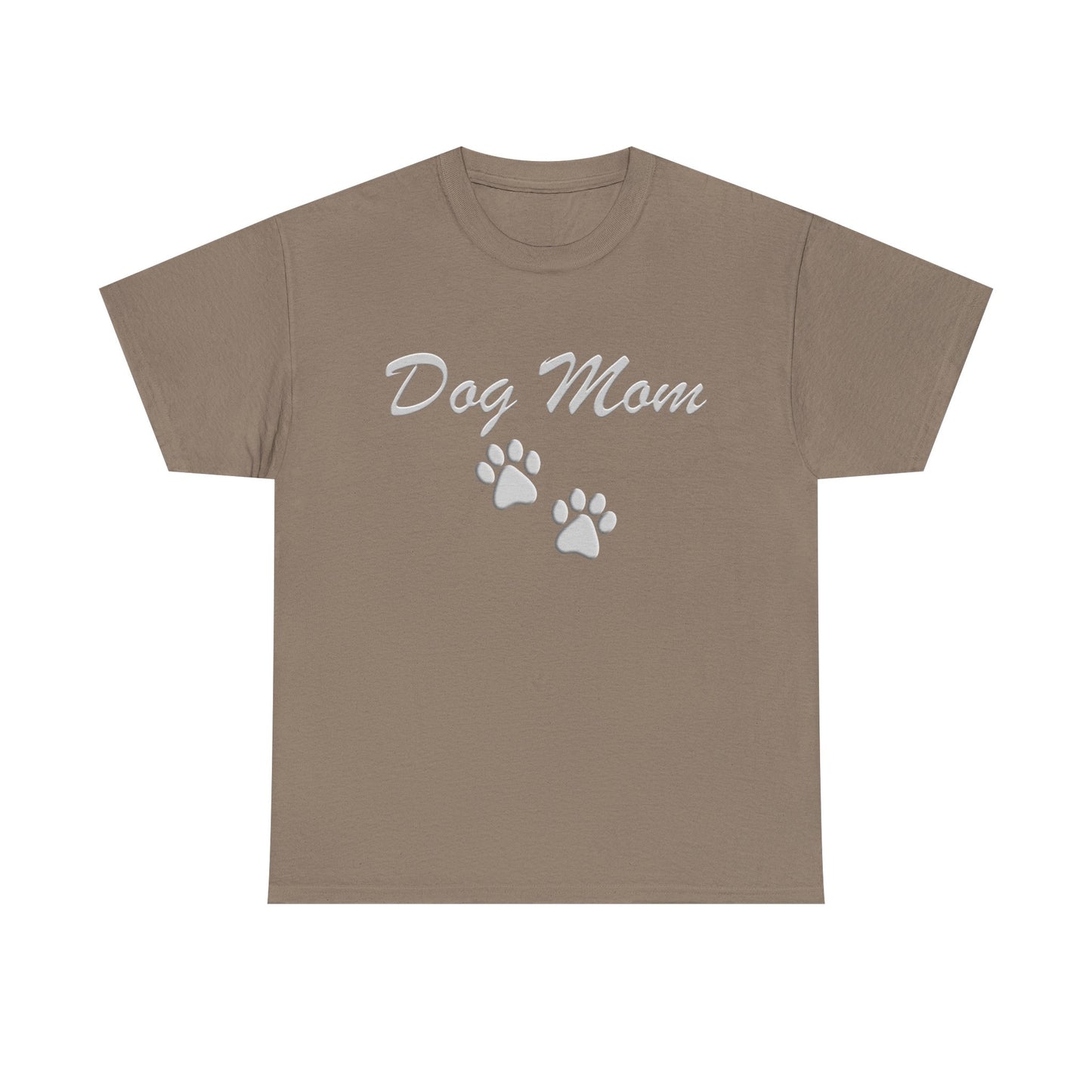 Dog Mom Paw Women's Heavy Cotton Tee