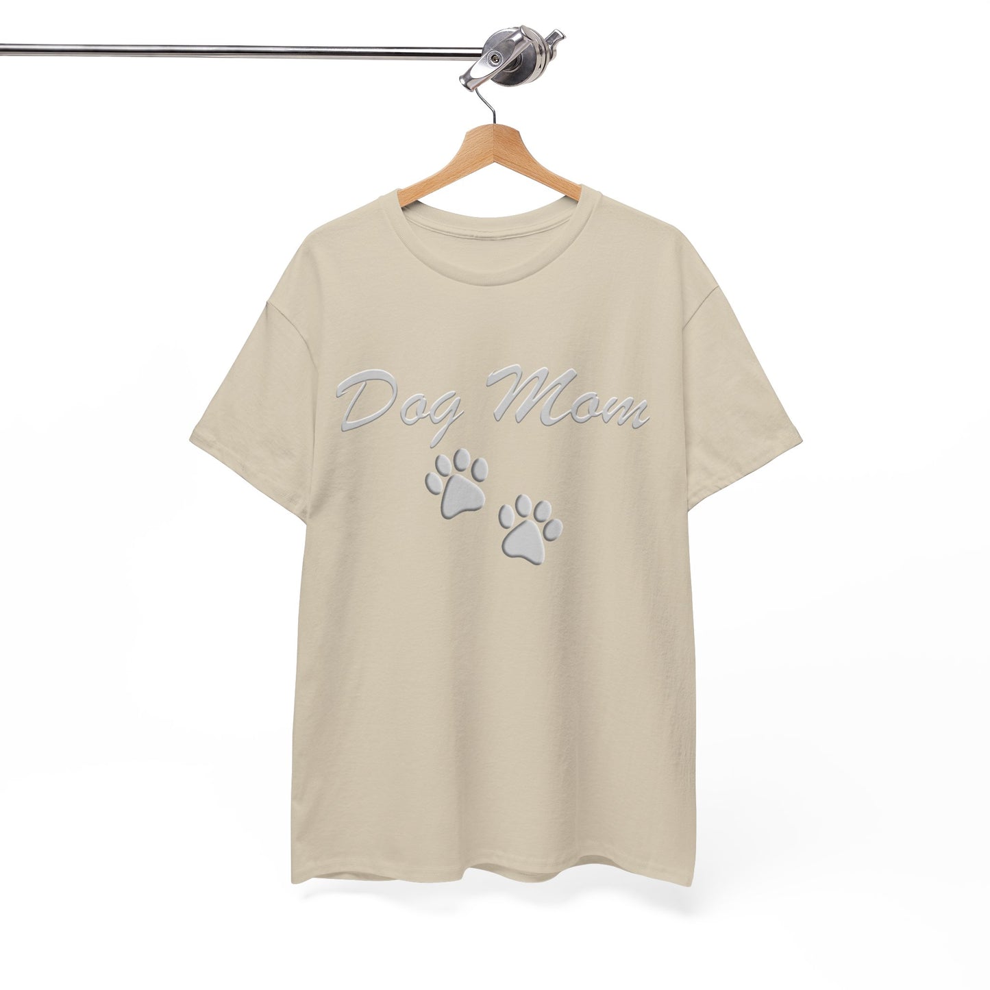 Dog Mom Paw Women's Heavy Cotton Tee