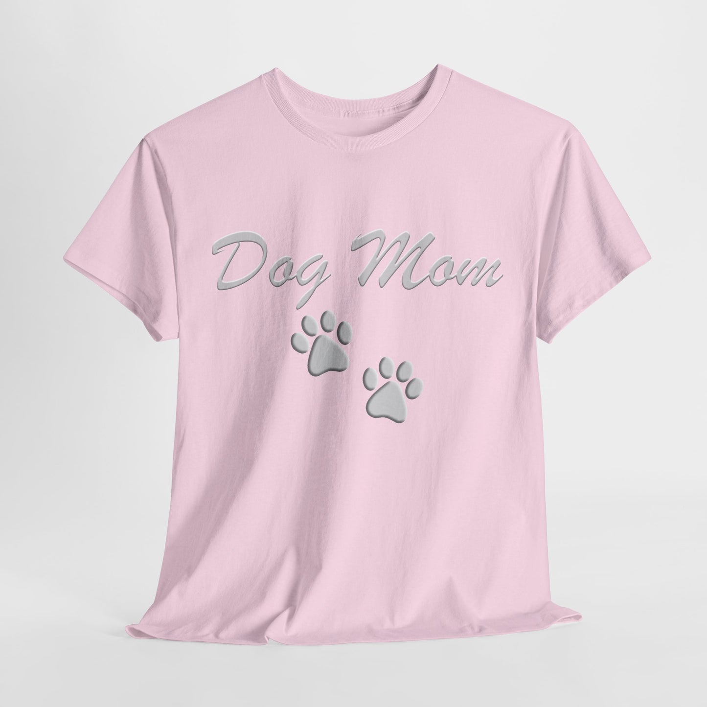 Dog Mom Paw Women's Heavy Cotton Tee