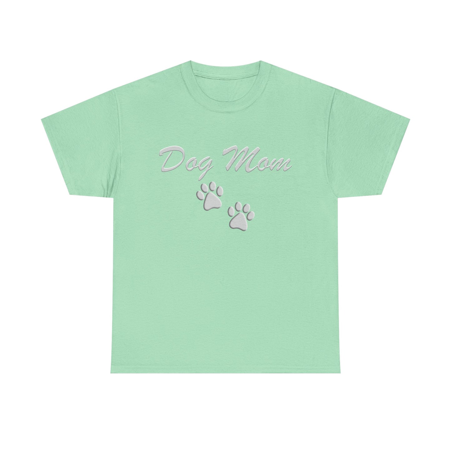 Dog Mom Paw Women's Heavy Cotton Tee