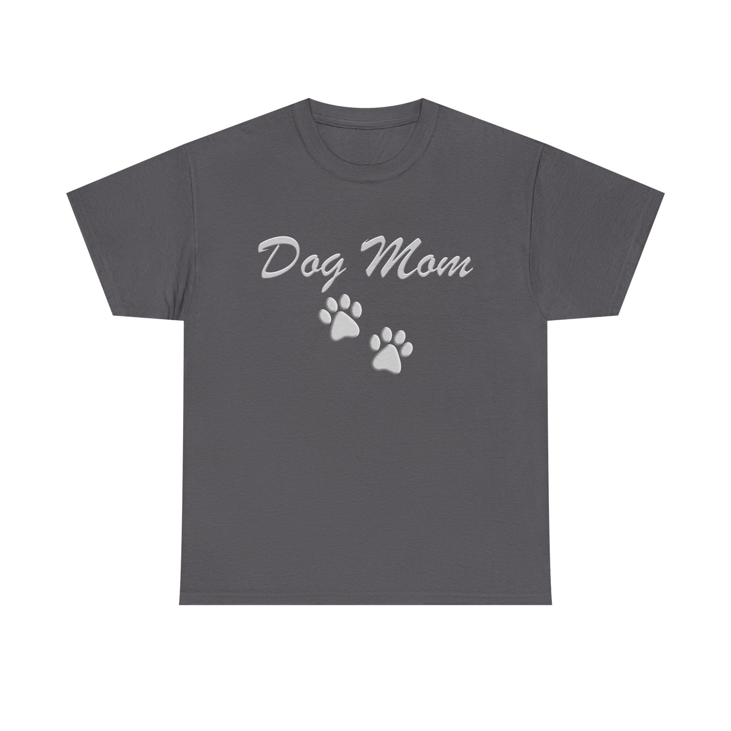 Dog Mom Paw Women's Heavy Cotton Tee