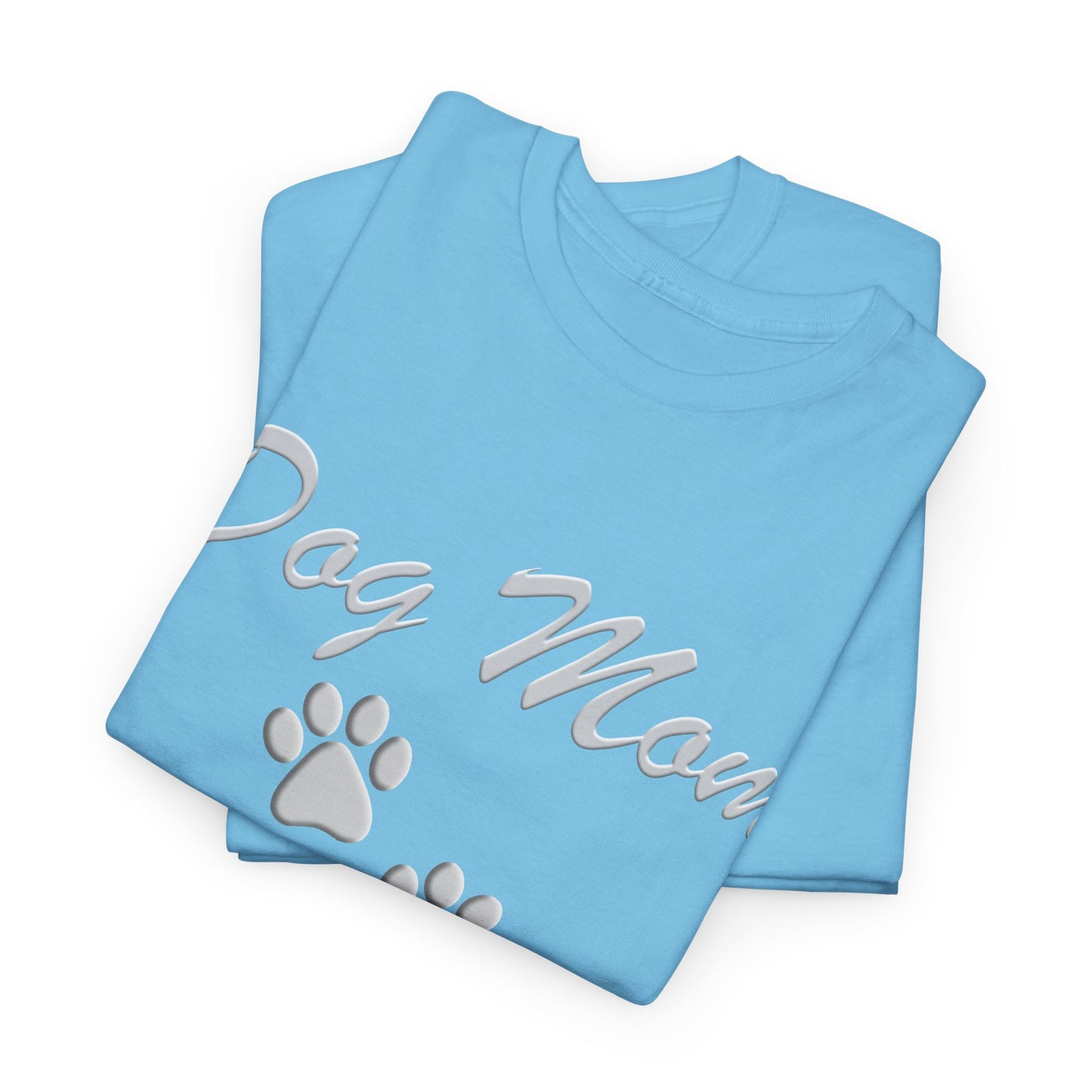 Dog Mom Paw Women's Heavy Cotton Tee