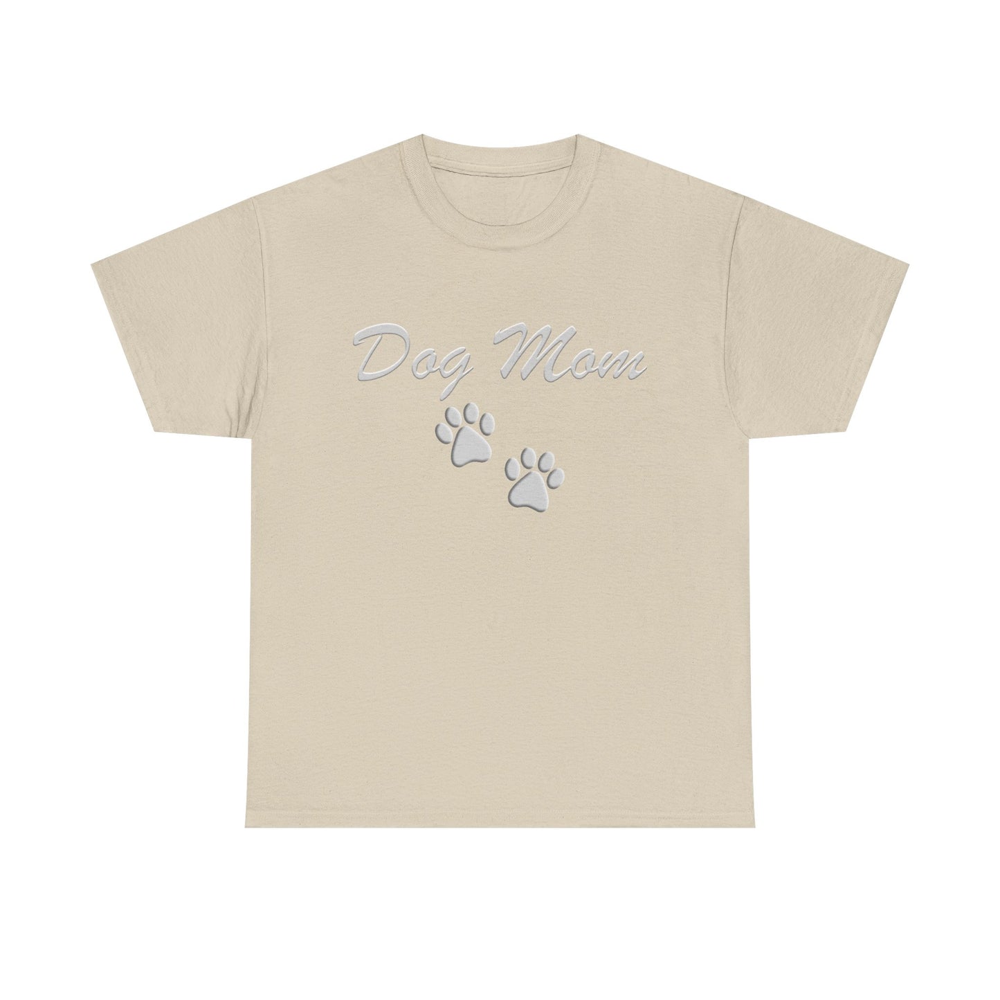 Dog Mom Paw Women's Heavy Cotton Tee