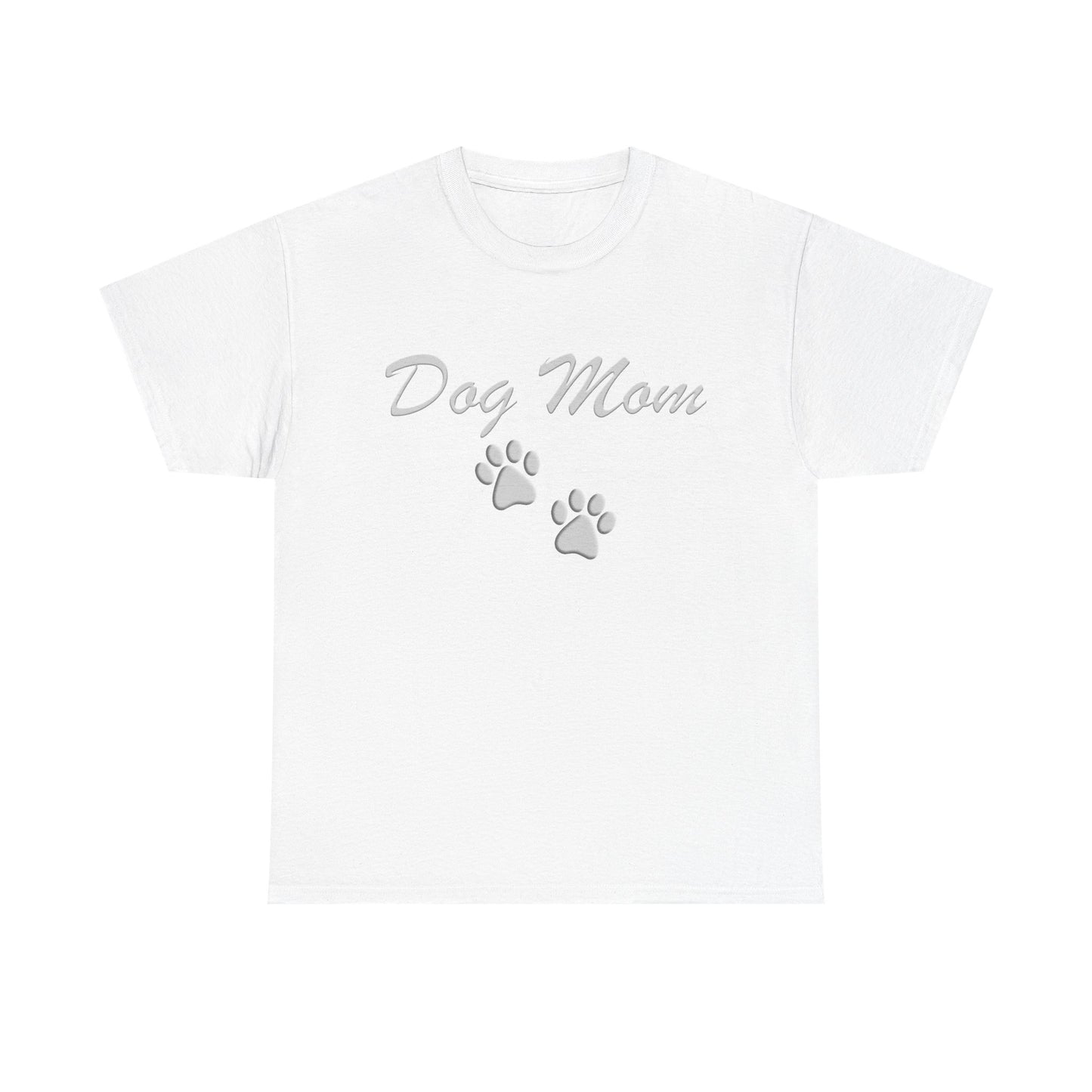 Dog Mom Paw Women's Heavy Cotton Tee