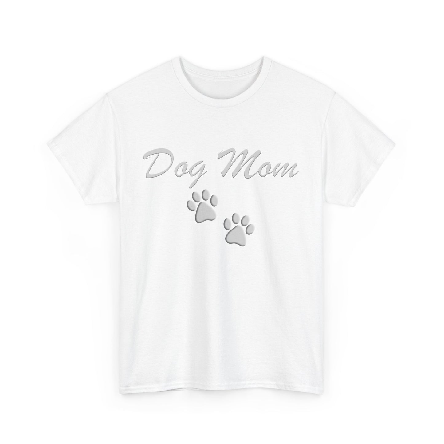 Dog Mom Paw Women's Heavy Cotton Tee