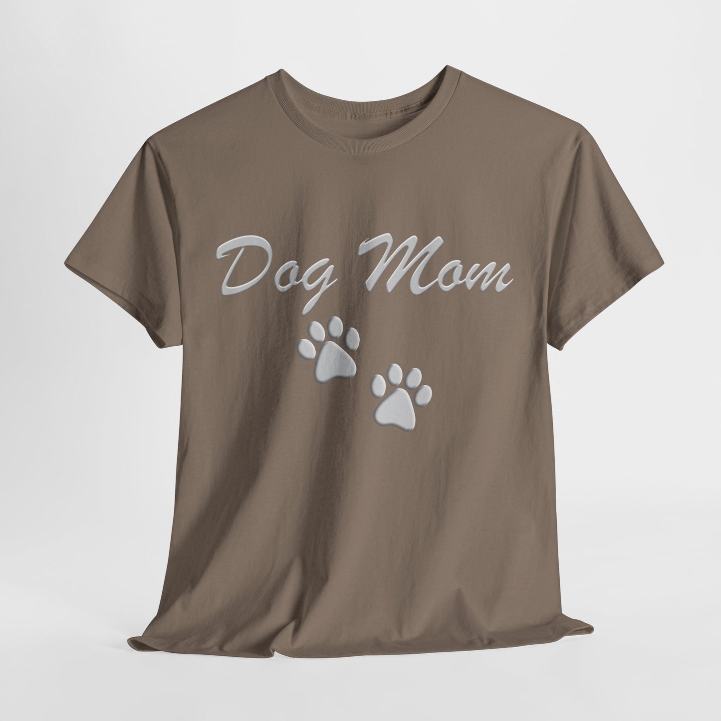 Dog Mom Paw Women's Heavy Cotton Tee