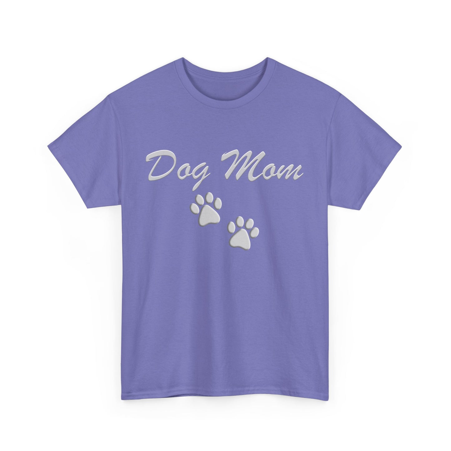 Dog Mom Paw Women's Heavy Cotton Tee