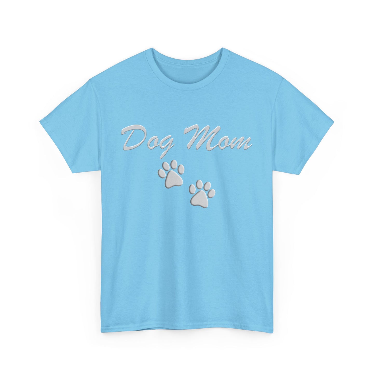 Dog Mom Paw Women's Heavy Cotton Tee