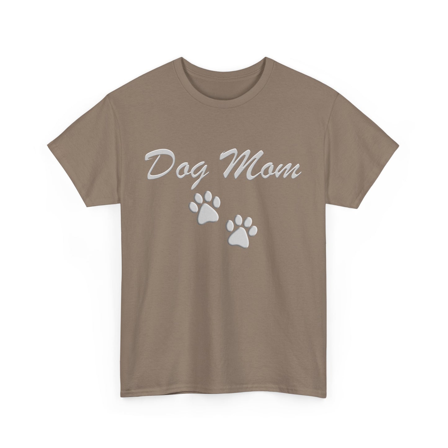 Dog Mom Paw Women's Heavy Cotton Tee