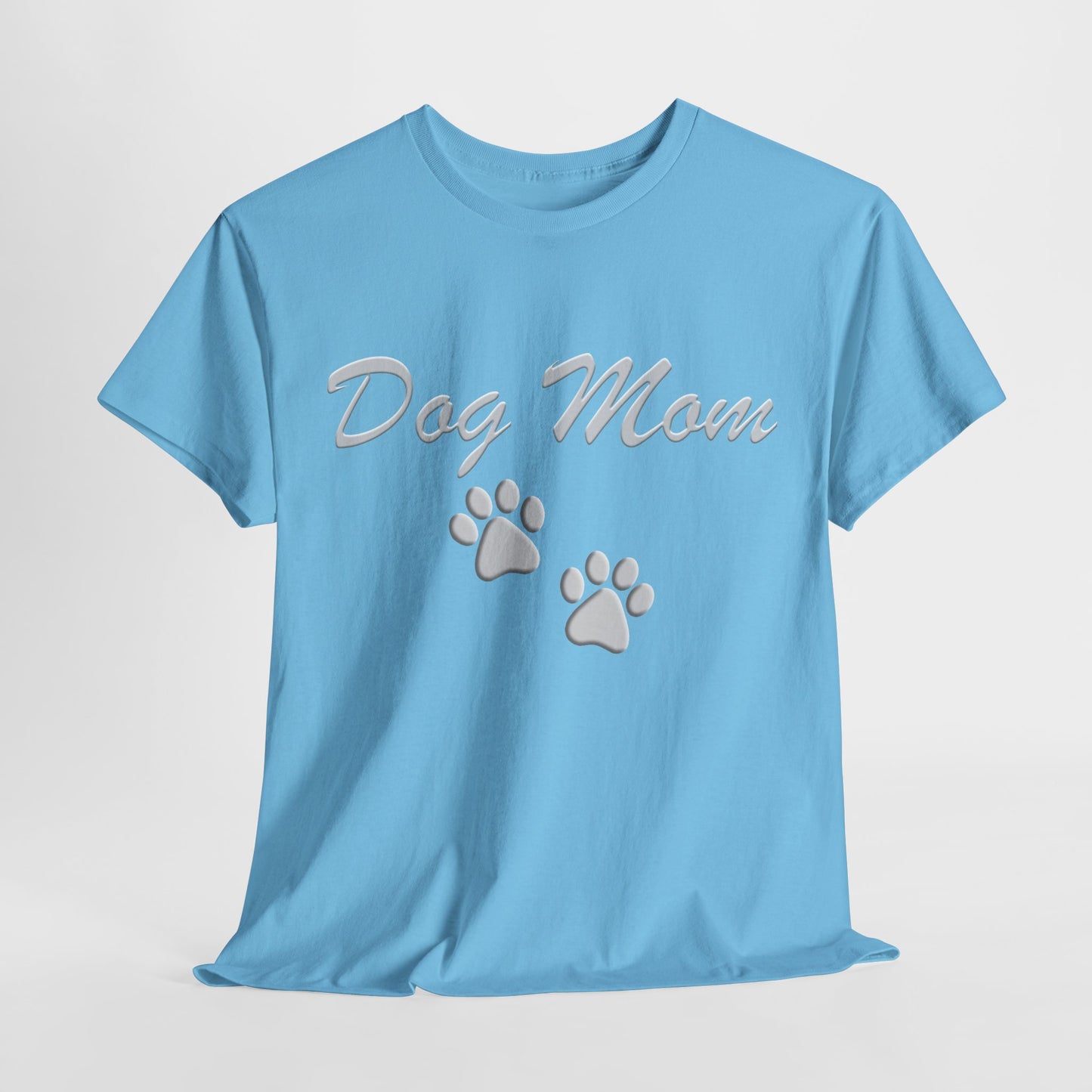 Dog Mom Paw Women's Heavy Cotton Tee