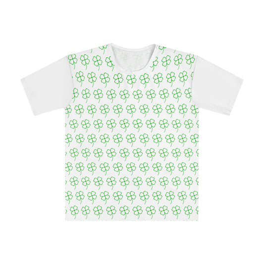 Green Clover Men's Loose T-shirt (AOP)