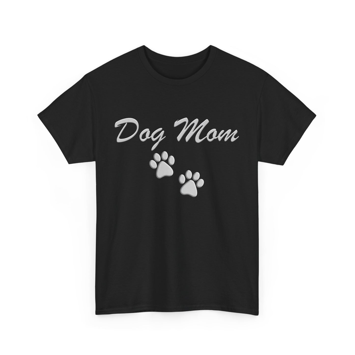 Dog Mom Paw Women's Heavy Cotton Tee