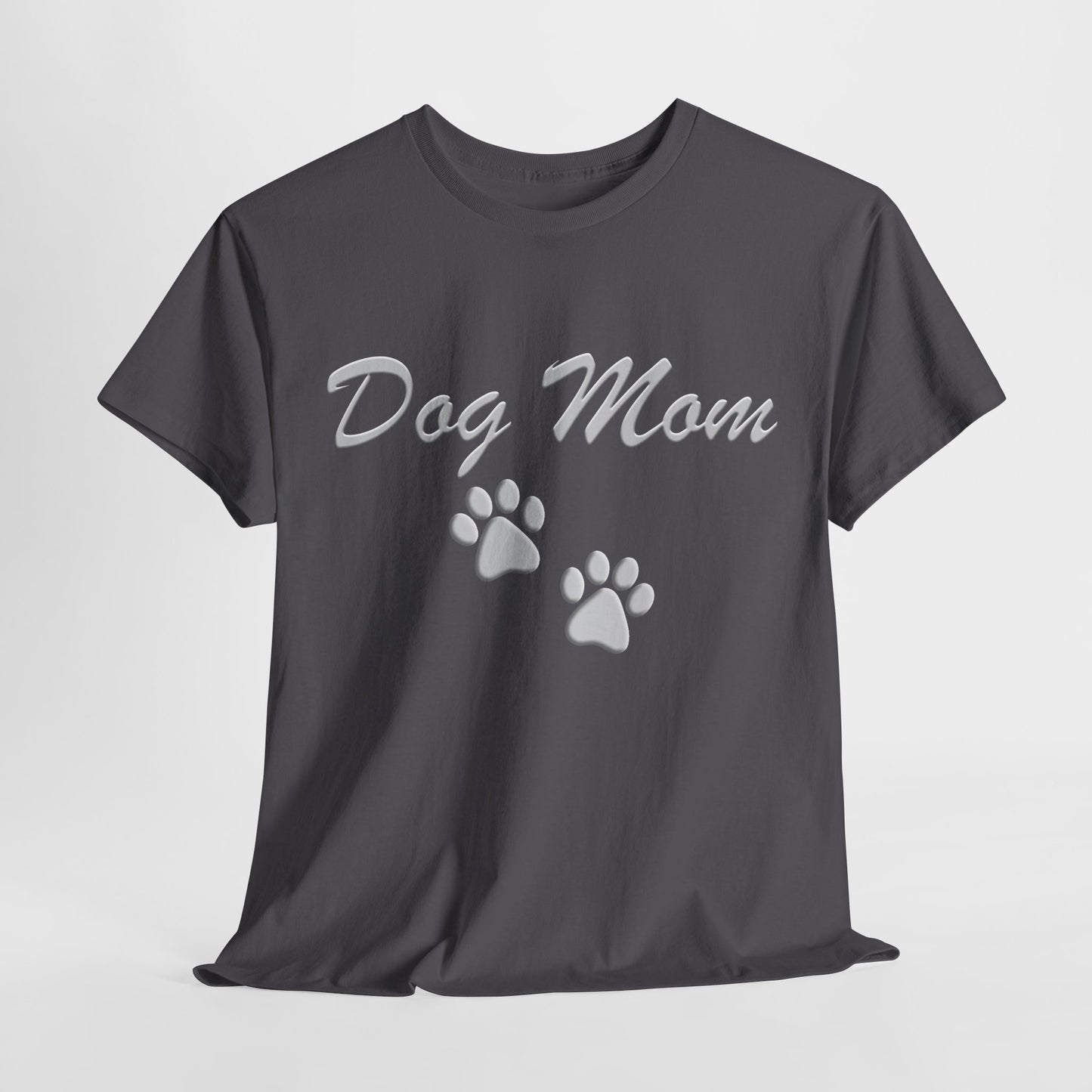 Dog Mom Paw Women's Heavy Cotton Tee