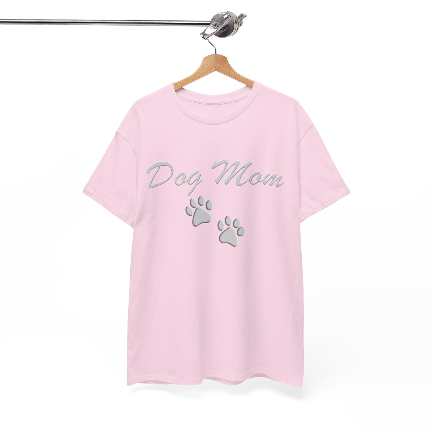 Dog Mom Paw Women's Heavy Cotton Tee