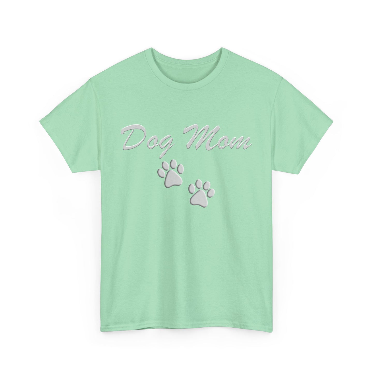 Dog Mom Paw Women's Heavy Cotton Tee