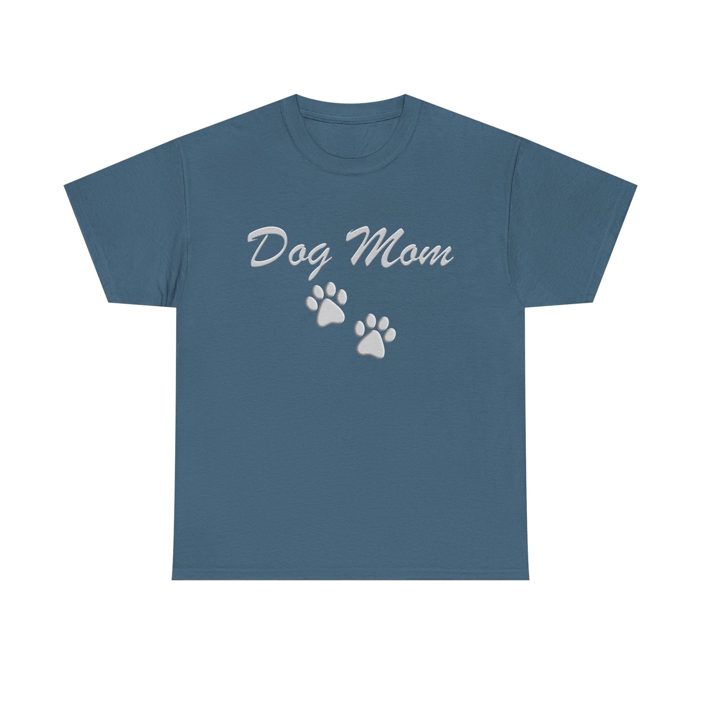 Dog Mom Paw Women's Heavy Cotton Tee