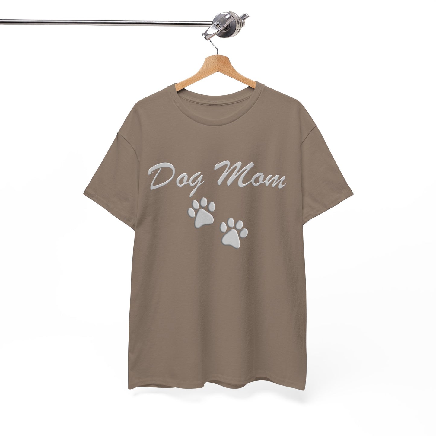 Dog Mom Paw Women's Heavy Cotton Tee