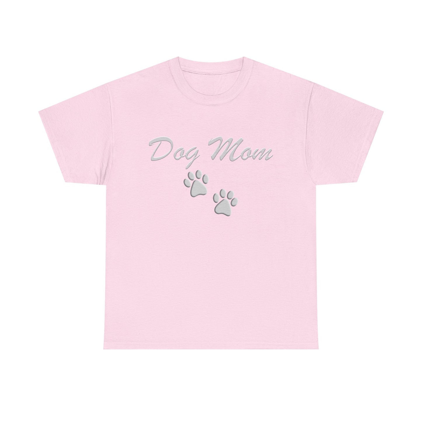 Dog Mom Paw Women's Heavy Cotton Tee