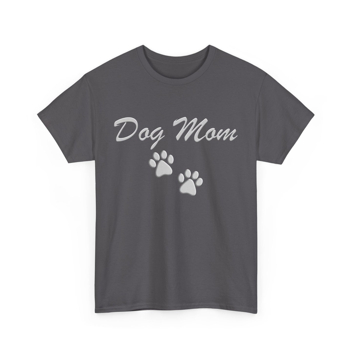 Dog Mom Paw Women's Heavy Cotton Tee