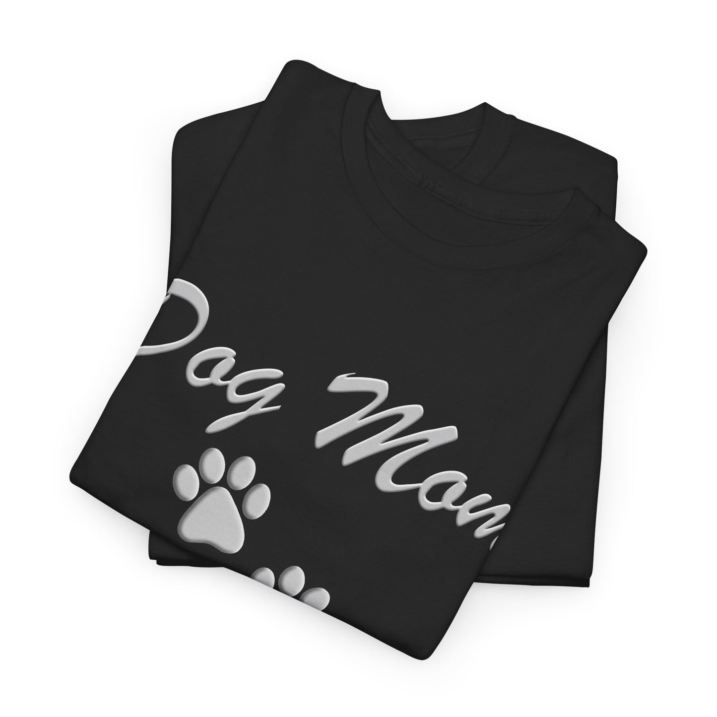 Dog Mom Paw Women's Heavy Cotton Tee