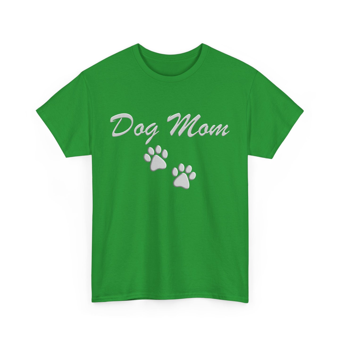 Dog Mom Paw Women's Heavy Cotton Tee