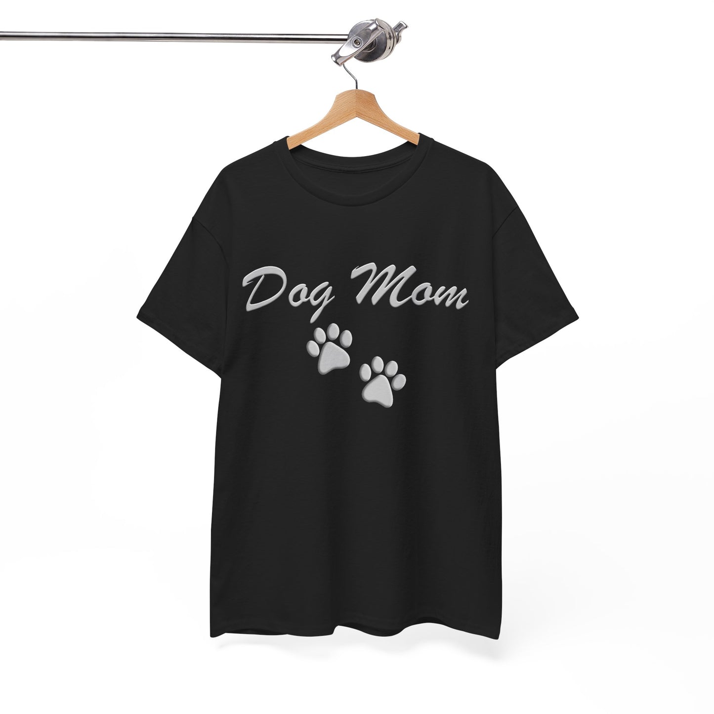 Dog Mom Paw Women's Heavy Cotton Tee