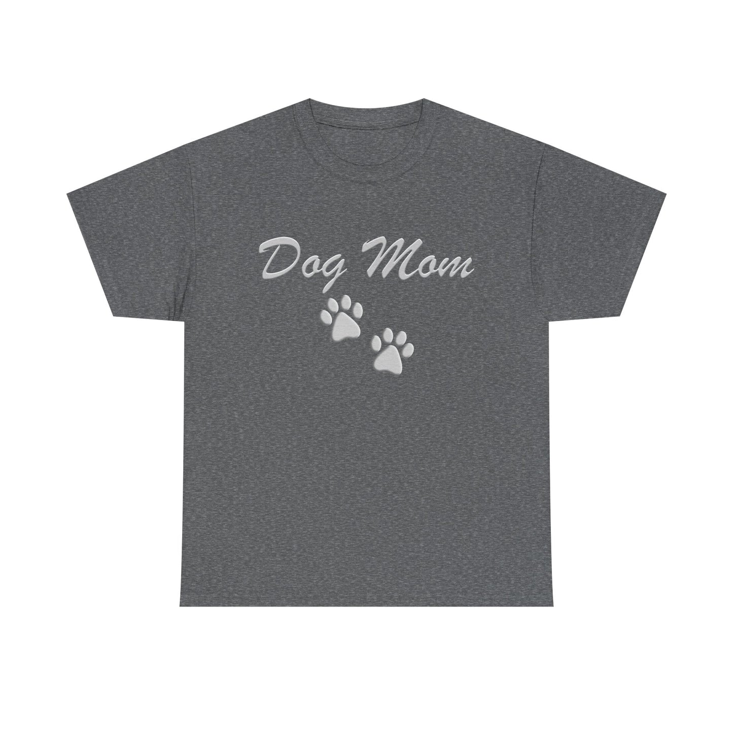 Dog Mom Paw Women's Heavy Cotton Tee