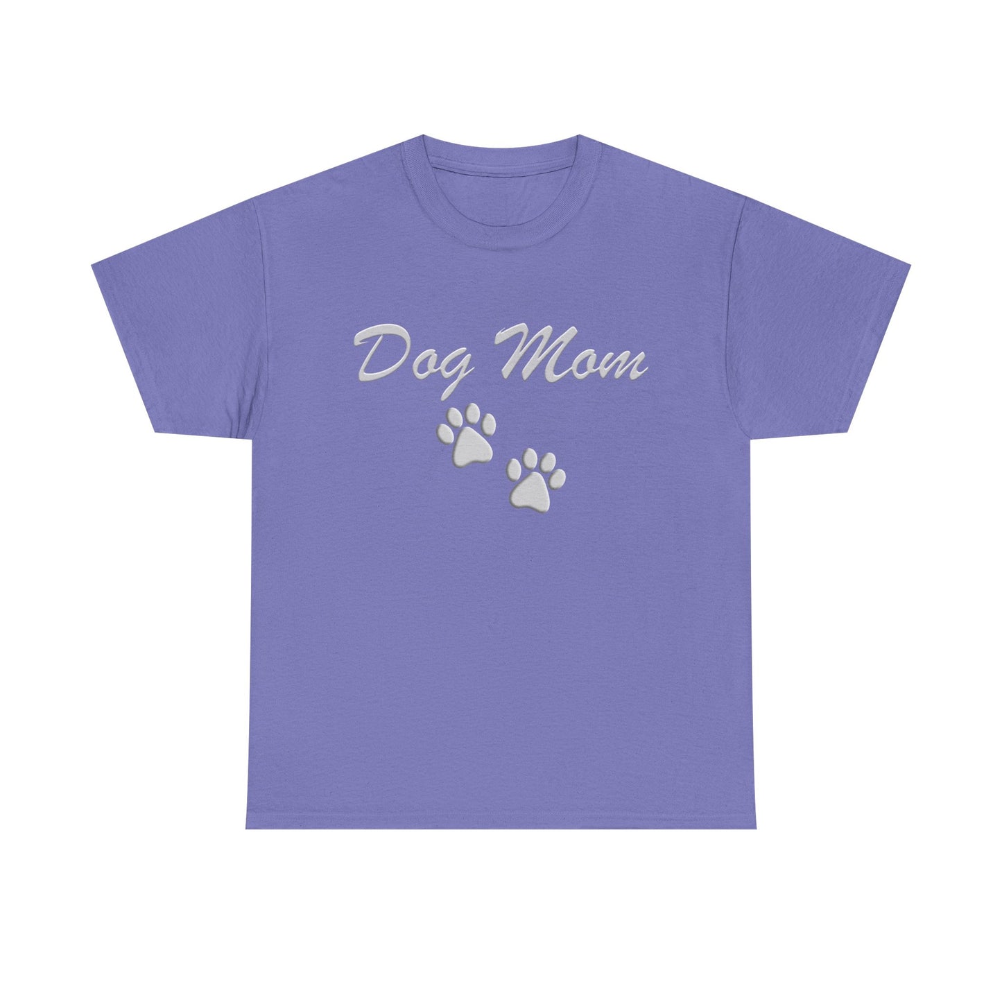 Dog Mom Paw Women's Heavy Cotton Tee